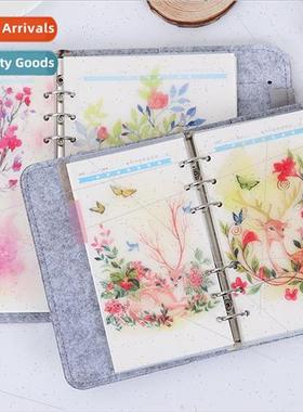 A6A5 Japanese Plum Blossom Deer Dividers Flipchart Deer Chan