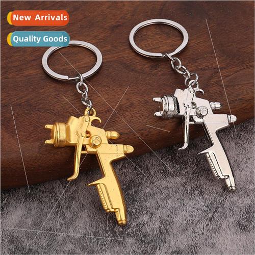 Metal creative water gun keychain mini water gun keychain sm