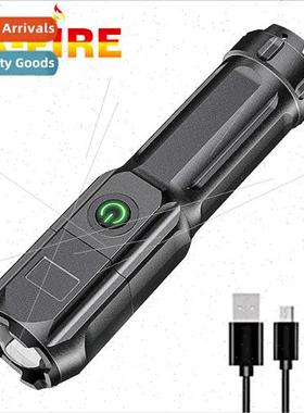 Bright zoom flashlight outdoor multifunctional portable hous