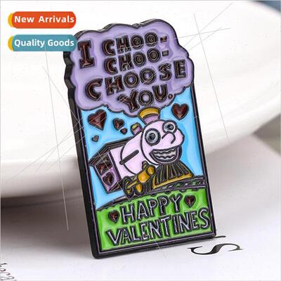 Cartoon animation Thomas the Train brooch Alloy pins bags cl