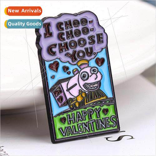 Cartoon animation Thomas the Train brooch Alloy pins bags cl