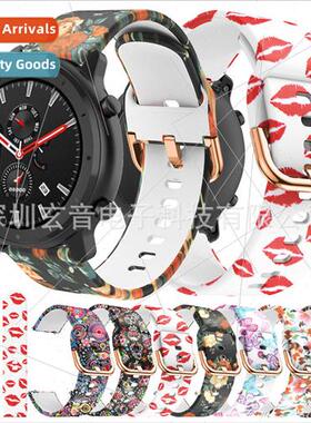 适用 Huami AMAZFIT GTR 42mm 47mm active official buckle prin