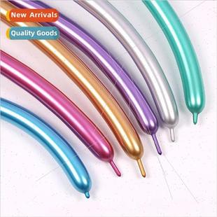 Strip Monochrome Thickened Balloon Prep Magic Metallic