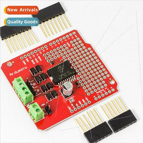 Easily matched with L298P high-current dual-circuit trolley