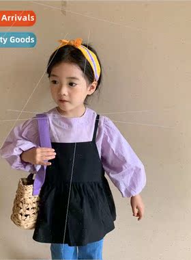 Korean childrens clothing spring and fall girls set Korean