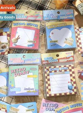 Three enjoyment suit note pad retro convenience  series simp