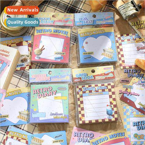 Three enjoyment suit note pad retro convenience  series simp