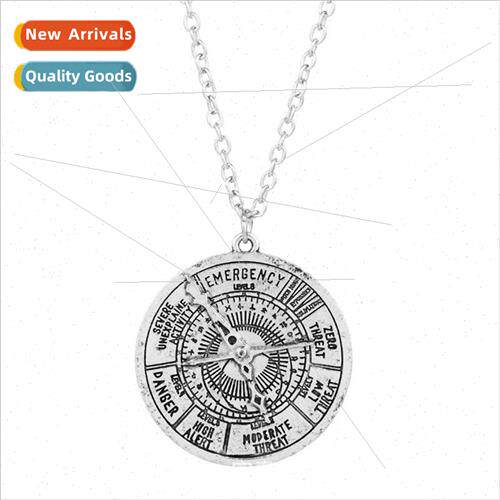 Nordic Pirate Compass Pendant Viking Necklace Creative Vinta