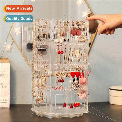 Earrings storage display rack rotatable earrings ear clip ne