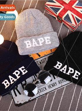 2015 Korean  of the new Kwon Chi-ng BAPE knitted cap fashion
