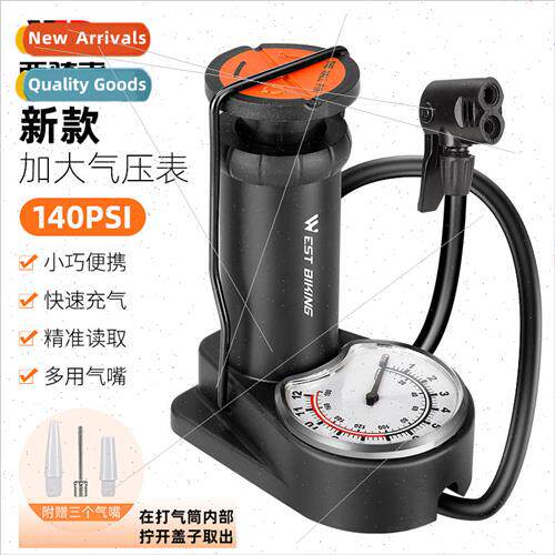 Bicycle foot pumpOne-piece high pressure mountain bike pumpB