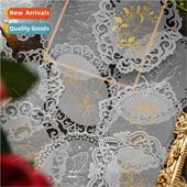 lace material paper Gilt hollow series vintage dream