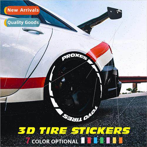 Alphabet stickers 3D  English letters car tire stickers pers
