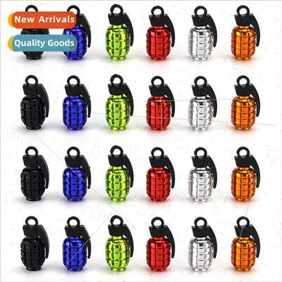 Car Tire Valve Cap Landmine Grenade Alloy New Valves Grenade