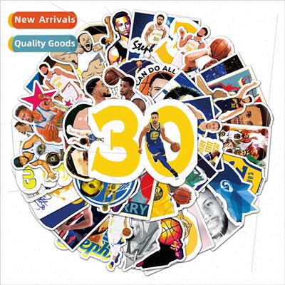 50 Curry basketball star graffiti stickers luggage scooter t