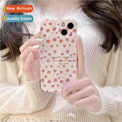 Ins wind aesthetic small broken flowers iPhone12/13PM spring