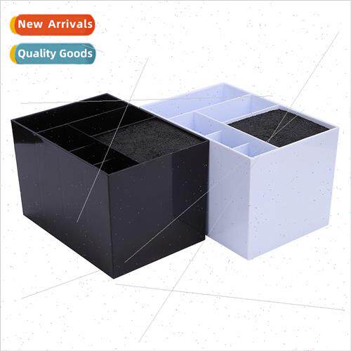 salon scissors organizer comb shelf 6 large compartments des