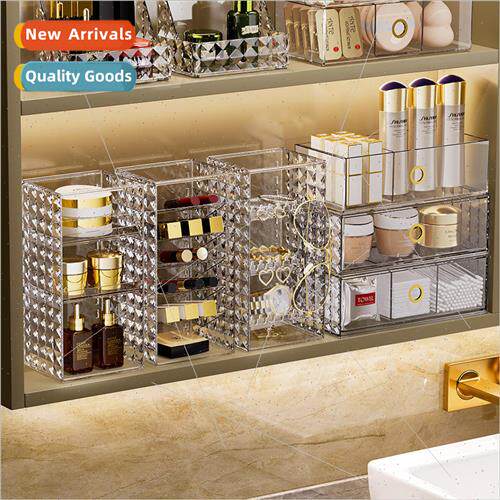 Bathroom Mirror Cabinet Organizer Cosmetic Vanity Skincare p