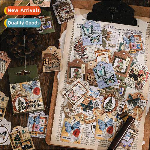 Boxed Stickers Retro Small Set Series Creative terature Hand