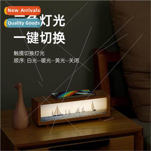 New creative wireless fast charging touch adjustable night l