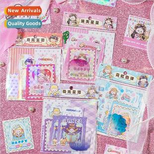 Wonderland Goo Cute Adventures Car Set Sticker Seven Card