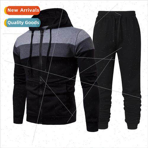 Shirt Pullover Head Hooded Three Stripes Clothes New Zipper