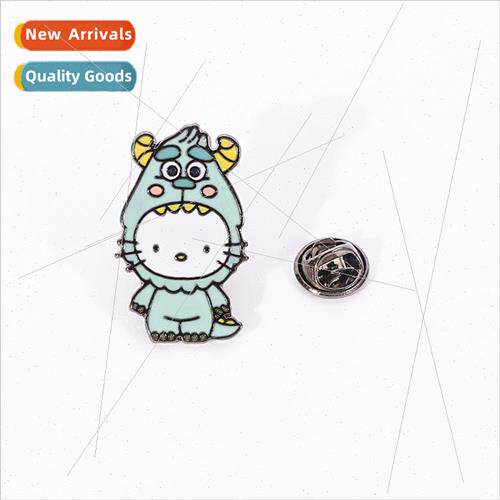 Cartoon Animation Cow Baby Brooch Cute Enamel Pin Sweater Ba