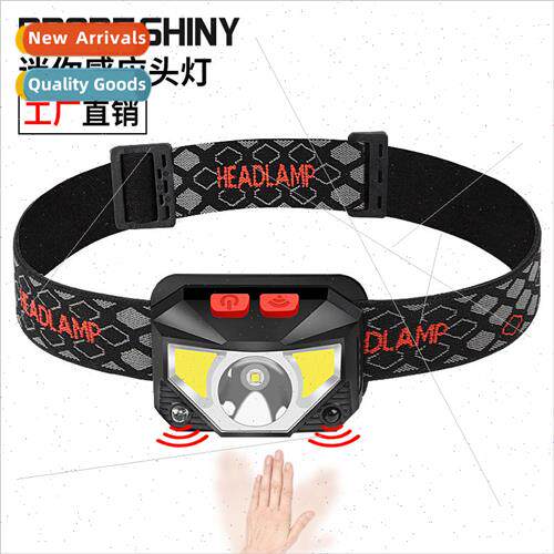 New built-in bright headlamp XPG + COB red and white light w