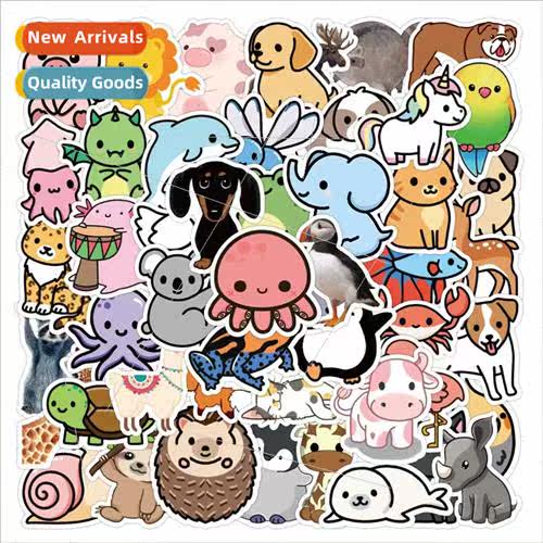 50 Zodiac  small animal graffiti stickers personalized scoot