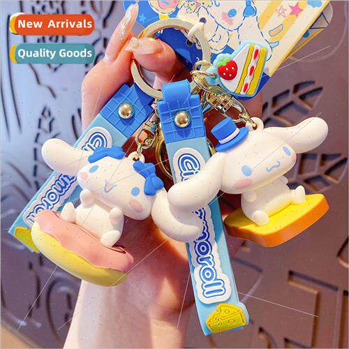 Sanrio big ear dog sea salt cheese keychain female creative