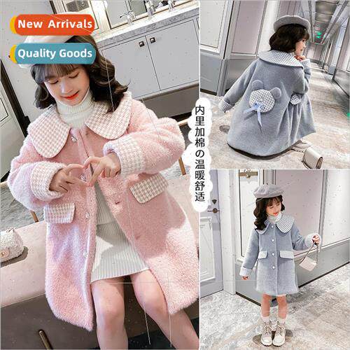Girls jacket 2023 new winter childrens childrens 适用eign- K