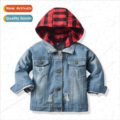 2021 spring new childrens Korean  of the casual cardigan hoo