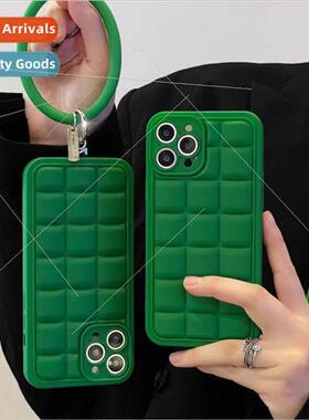 Color Block Dark Night Green IPhone14/13ProMax Stereo 12/11