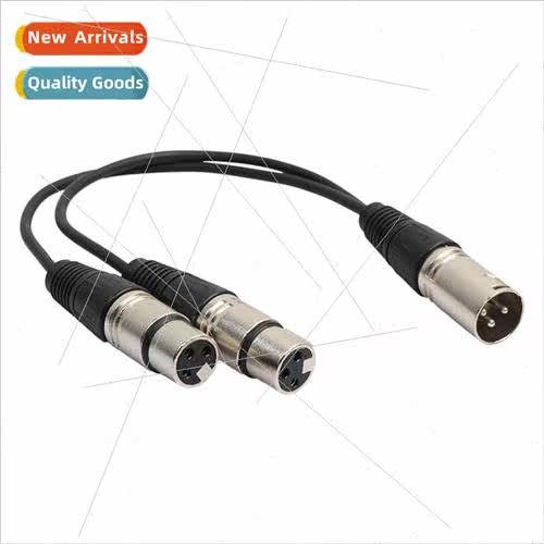 Zinc alloy assembly XLR ca male to two ca female one point t