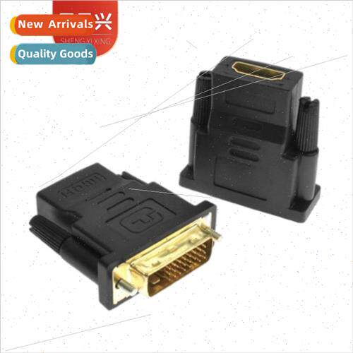 Gold-plated DVI to HDMI adapter computer dvi male 24 +1 to h