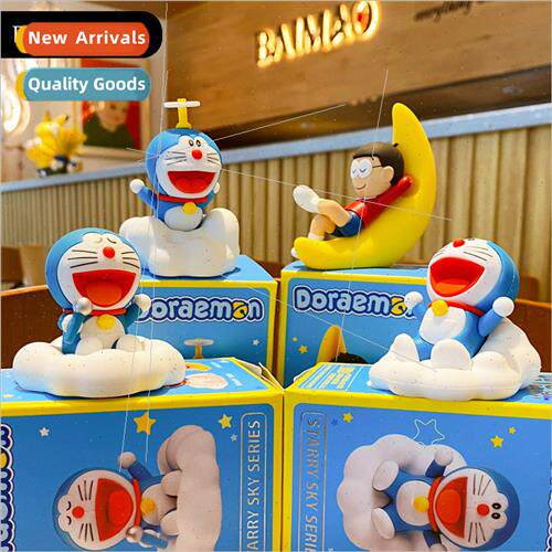 night swim starry sky series doraemon blind box ornaments ca