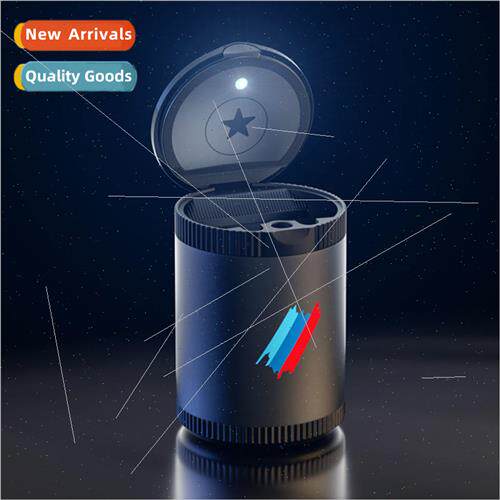 Aluminum alloy car ashtray personality creative nd covered c