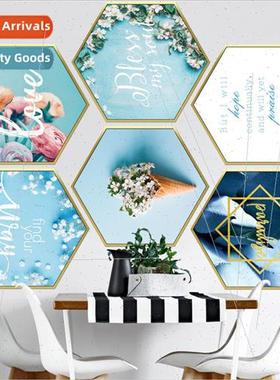 wall sticker plant flowers photo frame designated set of lin