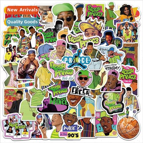 50 pcs movie fresh prince wonderful doodle stickers DIY lapt