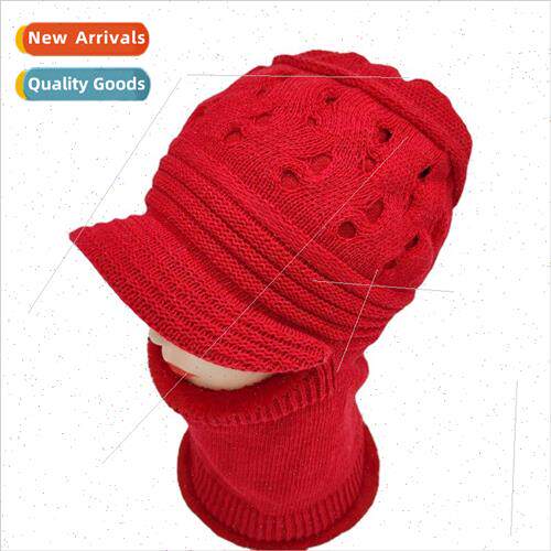 Brimmed one-piece mom hat fall and winter hat female padded