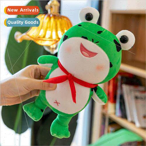 Frog cute doll big eyes green frog prince plush toys small f