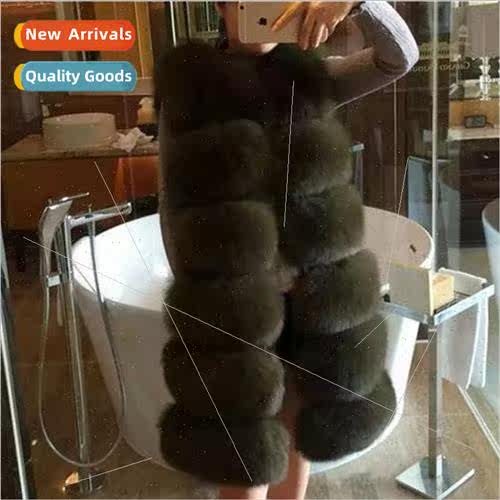 2022 Haining fur imitation fox fur vest new section of the l