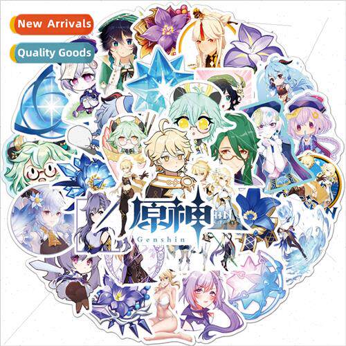 50 new anime games God graffiti stickers suitcase guitar car