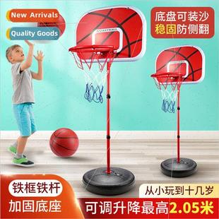 Childrens basketball hoop toys lift shooting frame ball box
