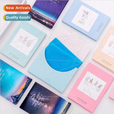 Cartoon oil blotting paper facial oil control linen blue fil