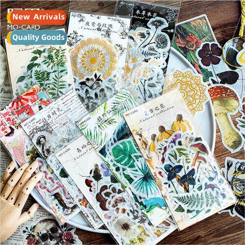 Nature Collection Series Stamping Japanese Paper Sticker Pac