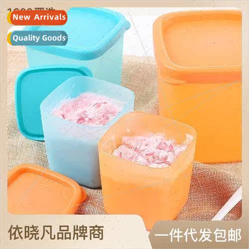 Ice cream box with lid food grade homemade ice cream home ma