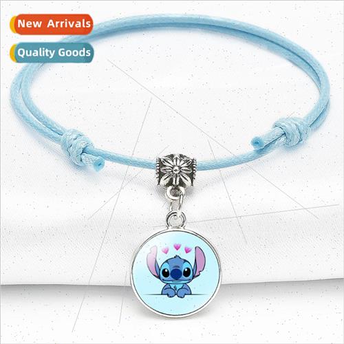 Animated Movie Star Baby Stitch Time Gem Bracelet Stitch Sti
