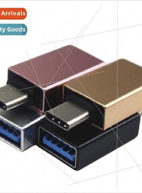 otg adapter type-c c male to usb3.0 female aluminum case stc