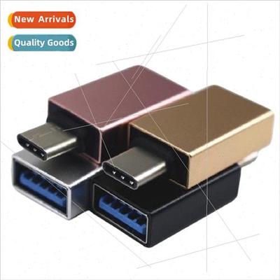 otg adapter type-c c male to usb3.0 female aluminum case stc